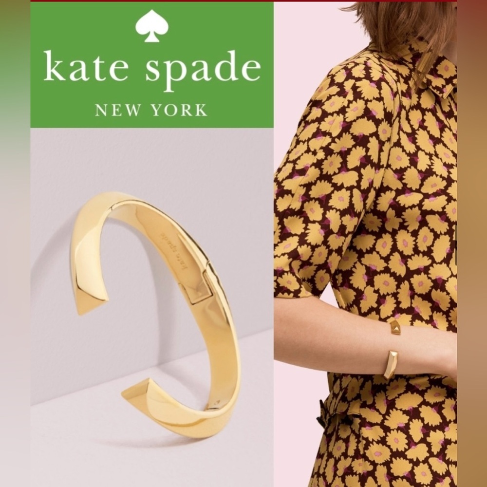 NWT Kate Spade Goldtone Cuff Bracelet♠️
